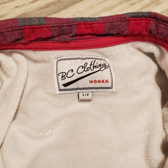 BC Clothing fleece lined button up collard shirt - Picture 5 of 10